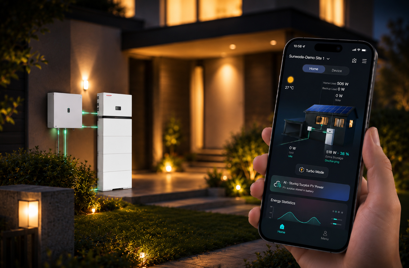 Sunwoda SunESS Power Pro+ intelligentes Monitoring und Energiemanagement