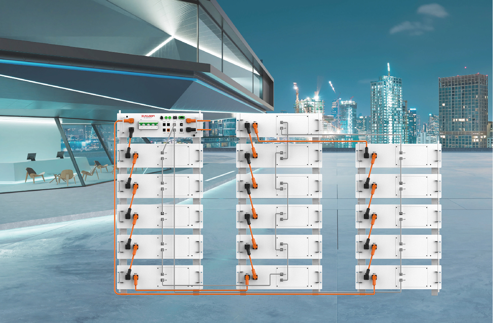 energiespeicherlösung für unternehmen system